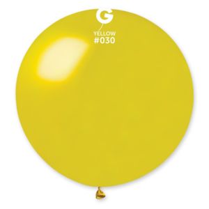 BALLONS-BALLONSLATEX-BALLONSXXL-80CM-JAUNEMETALLISE