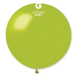 BALLONS-BALLONSLATEX-BALLONSXXL-80CM-VERTCLAIRMETALLISE