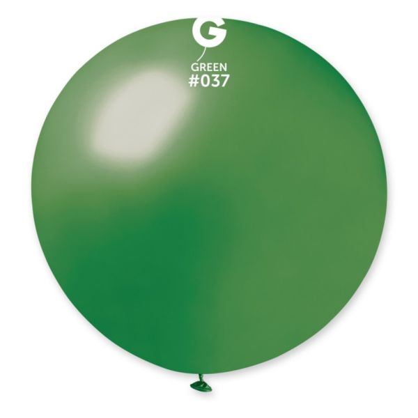 BALLONS-BALLONSLATEX-BALLONSXXL-80CM-VERTMETALLISE