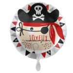 ANNIVERSAIREENFANT-PIRATES-BALLON-ALU-ROND-JOYEUXANNIVERSAIRE