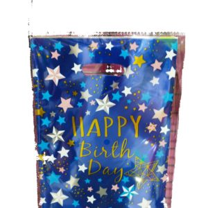 10 Sacs Cadeaux Bleu et Etoiles