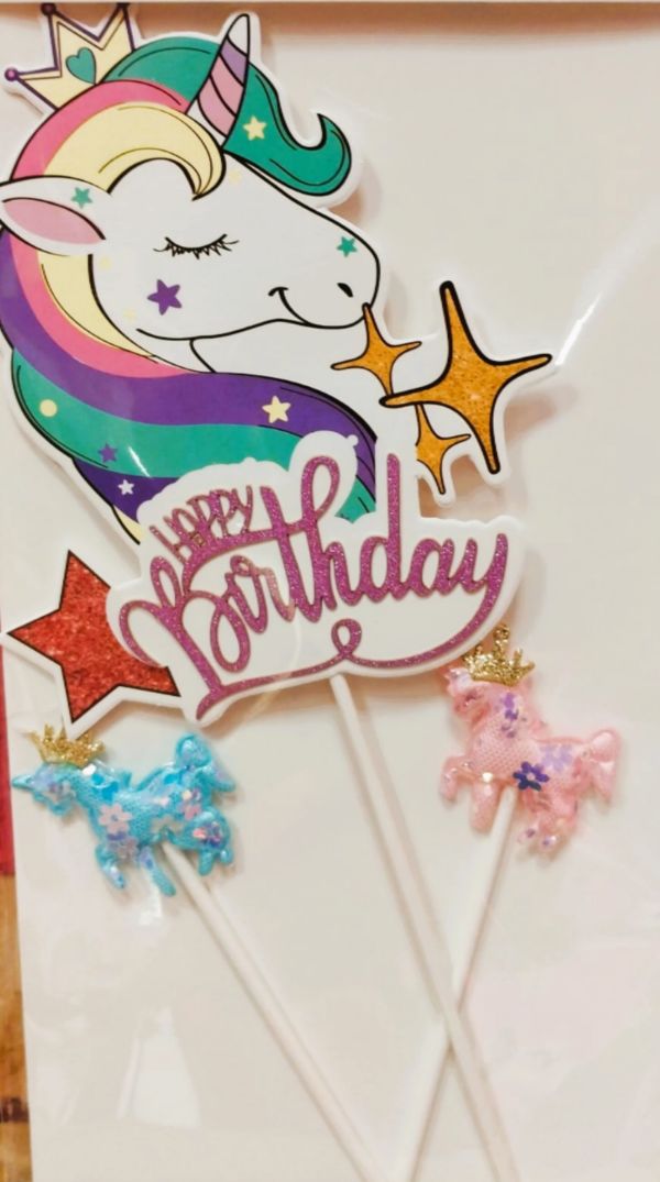 DECORATION-GATEAU-LICORNE-HAPPYBIRTHDAY