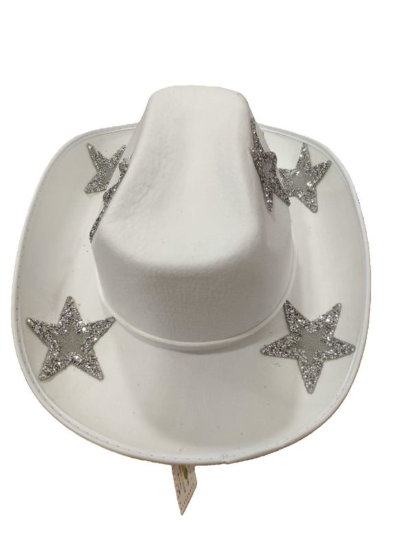ACCESSOIRESCOWGIRL-CHAPEAUX-BLANC-BRIDE-ETOILES