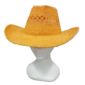ACCESSOIRESDEFETES-FLUO-CHAPEAU-COWBOY-PAILLE-ORANGE