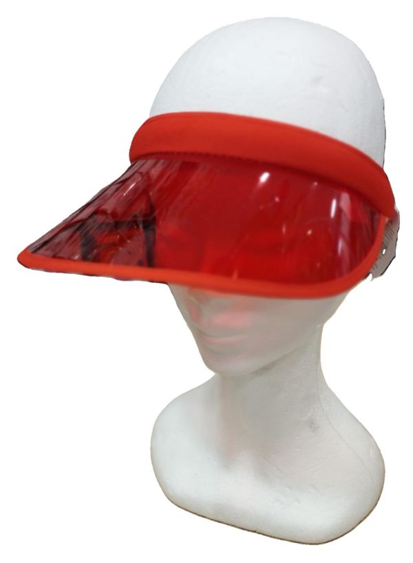 ACCESSOIRESDEFETES-FLUO-VISIERE-BLEU-ROUGE