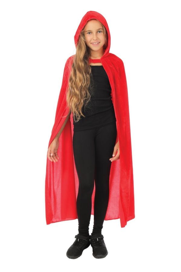 FETESETOCCASIONS-HALLOWEEN-CAPE-ROUGEAVECCAPUCHE-110CM