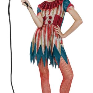 FETESETOCCASIONS-HALLOWEEN-DEGUISEMENT-ADULTE-FEMME-CLOWN-VINTAGE