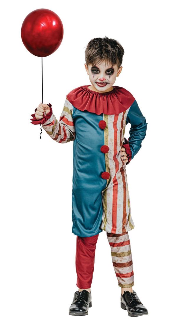 FETESETOCCASIONS-HALLOWEEN-DEGUISEMENT-ENFANT-CLOWN-VINTAGE