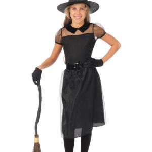FETESETOCCASIONS-HALLOWEEN-DEGUISEMENT-ENFANT-SORCIERE-NOIR