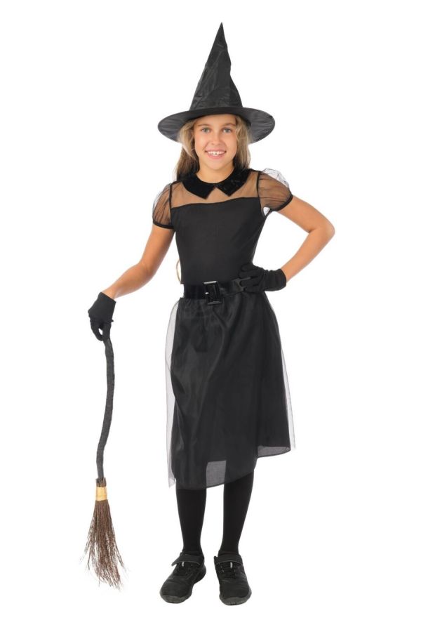 FETESETOCCASIONS-HALLOWEEN-DEGUISEMENT-ENFANT-SORCIERE-NOIR