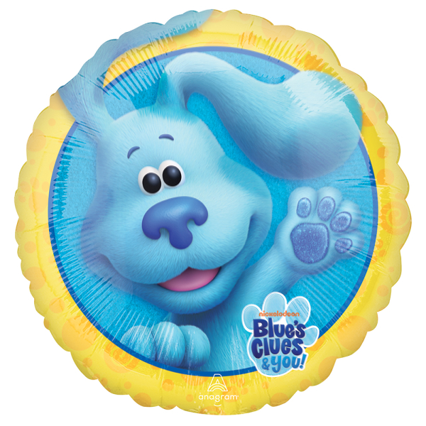 ANNIVERSAIREENFANT-BLUESCLUES-BALLON-ALUMINIUM-STANDARD