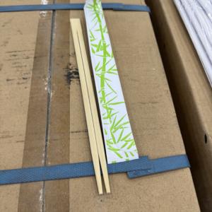 Palette de baguettes Chinoise 20 cm en bois naturel