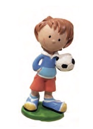 Figurine foot 6.6x3.5x2.2cm