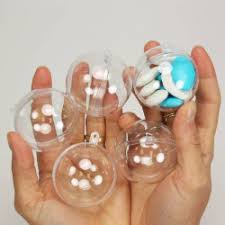 50 Boules transparentes ø 5cm