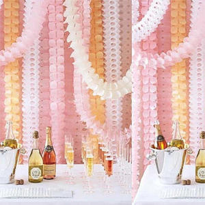 2 Guirlandes twist rose 3,60m