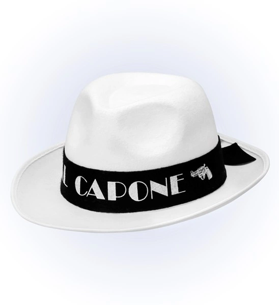 ACCESSOIRESDEFETES-ACCESSOIRESANNEES20-CHAPEAUX-BLANC-ALCAPONE