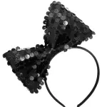 ACCESSOIRESDEFETES-ACCESSOIRESANNES80-SERRETETE-NOEUD-PAILLETTE-NOIR