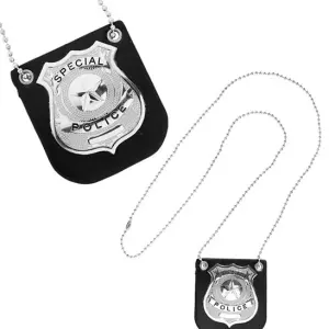 ACCESSOIRESDEFETES-ACCESSOIRESDEPOLICE-BADGE-COLLIER