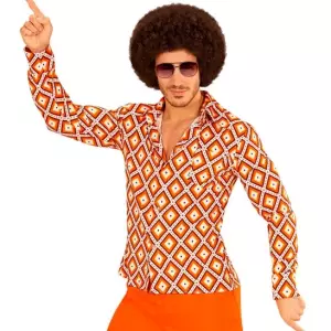 DEGUISEMENT-ADULTE-ANNEES70-CHEMISE-RHOMBUS