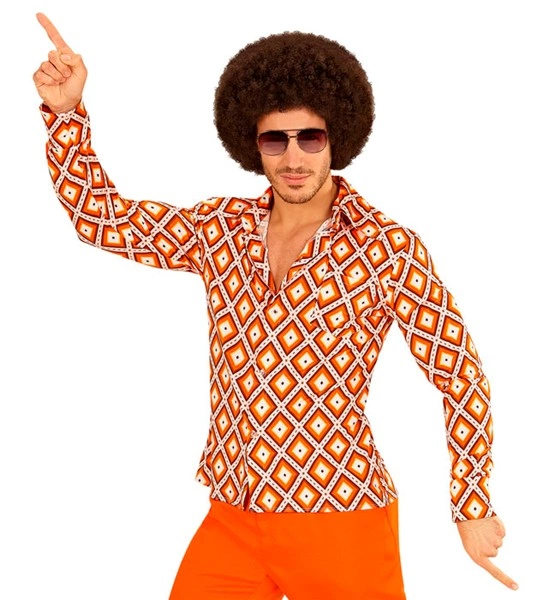 DEGUISEMENT-ADULTE-ANNEES70-CHEMISE-RHOMBUS