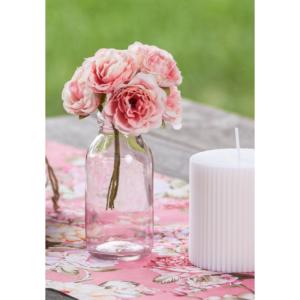 Bouquet 6 pivoines vieux rose 14cm – Image 2