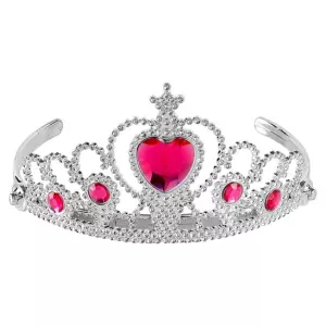 ACCESSOIRESDEFETES-ACCESSOIRESDEPRINCESSE-DIADEME-ARGENT-ROSE