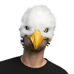 ACCESSOIRESDEFETES-ACCESSOIRESANIMAUX-DEMIMASQUE-ADULTE-AIGLE BLANC