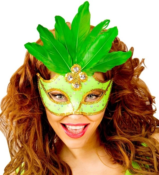 ACCESSOIRESDEFETES-MASQUES-BRESIL-NEON-VERT