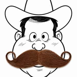 ACCESSOIRESDEFETES-BARBESETMOUSTACHES-MARRON