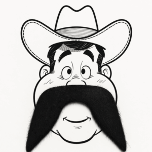 ACCESSOIRESDEFETES-BARBESETMOUSTACHES-NOIRE-COWBOY-FORME