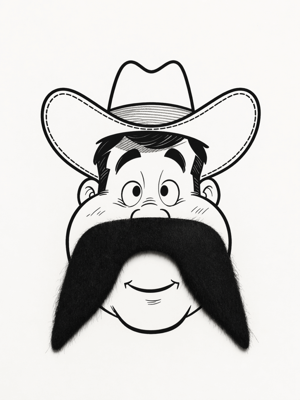 ACCESSOIRESDEFETES-BARBESETMOUSTACHES-NOIRE-COWBOY-FORME