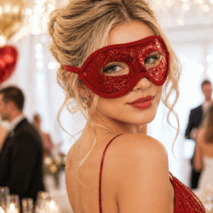 ACCESSOIRESDEFETES-MASQUES-LOUP-VENITIEN-PAILLETTES-ROUGE