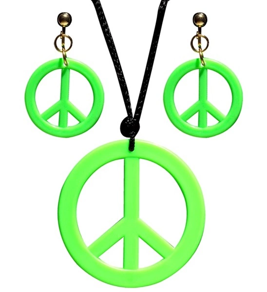 ACCESSOIRESDEFETES-SET-ADULTE-HIPPIE-NEON-COLLIERETBOUCLE-VERT