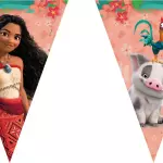 ANNIVERSAIREENFANT-VAIANA-GUIRLANDE-FANION-CARTON