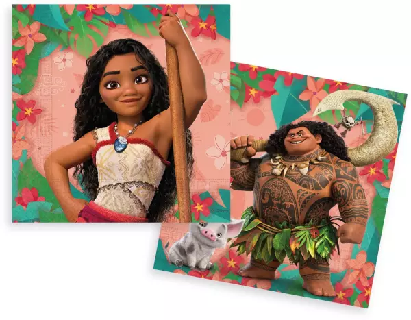 ANNIVERSAIREENFANT-VAIANA-SERVIETTES-PAPIER