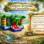 LOCATION-CHATEAUGONFLABLE-CROCODILE