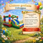 LOCATION-CHATEAUGONFLABLE-TOBOGGAN