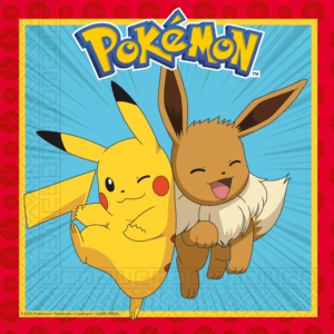 ANNIVERSAIREENFANT-POKEMON-SERVIETTES-PAPIER-33PAR33