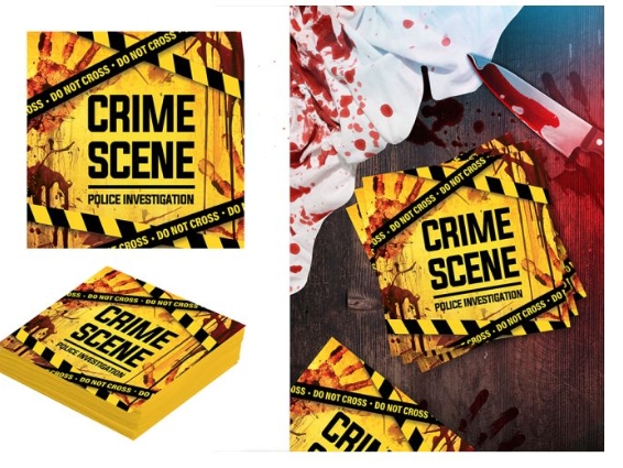 HALLOWEEN-DECORATIONDETABLE-SERVIETTES-CRIMESCENE